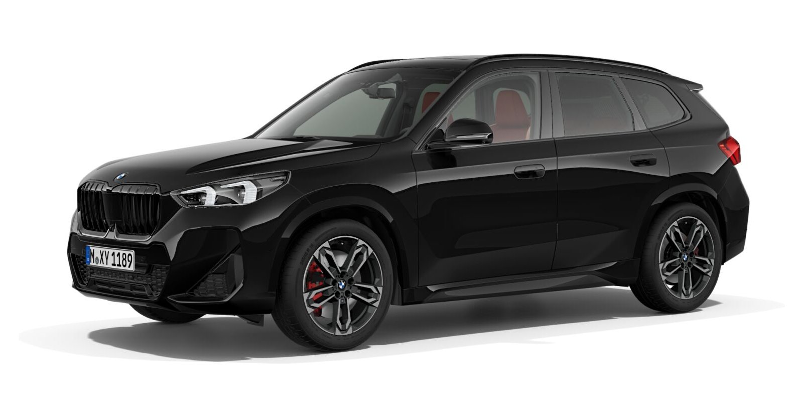 BMW BMW X in Schwarz von vorne