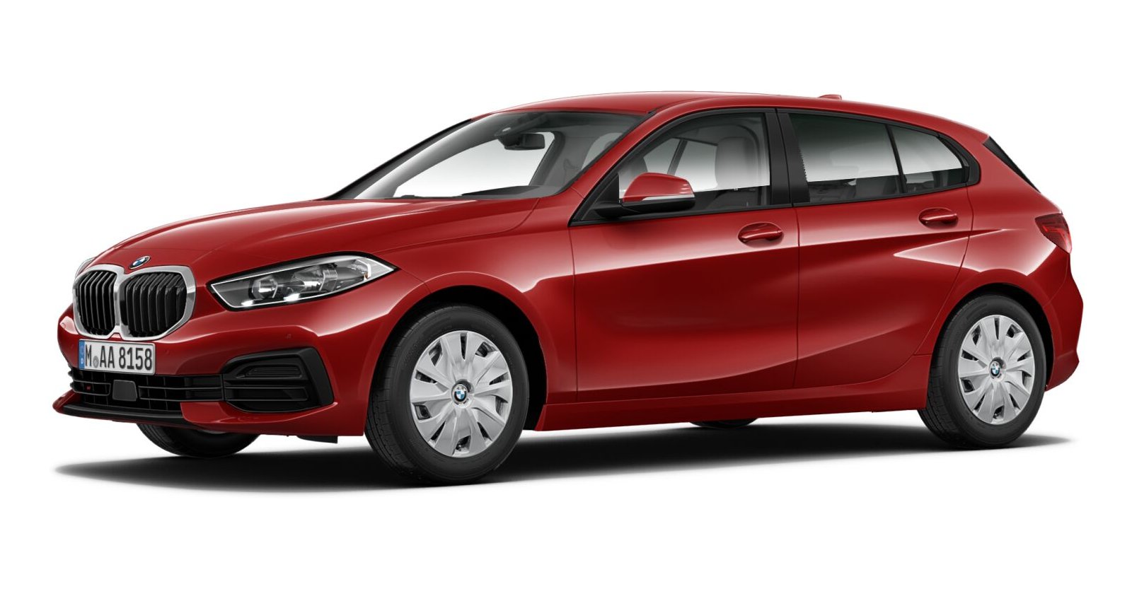 BMW BMW 1er in Rot von vorne BMW BMW 1er in Rot von vorne