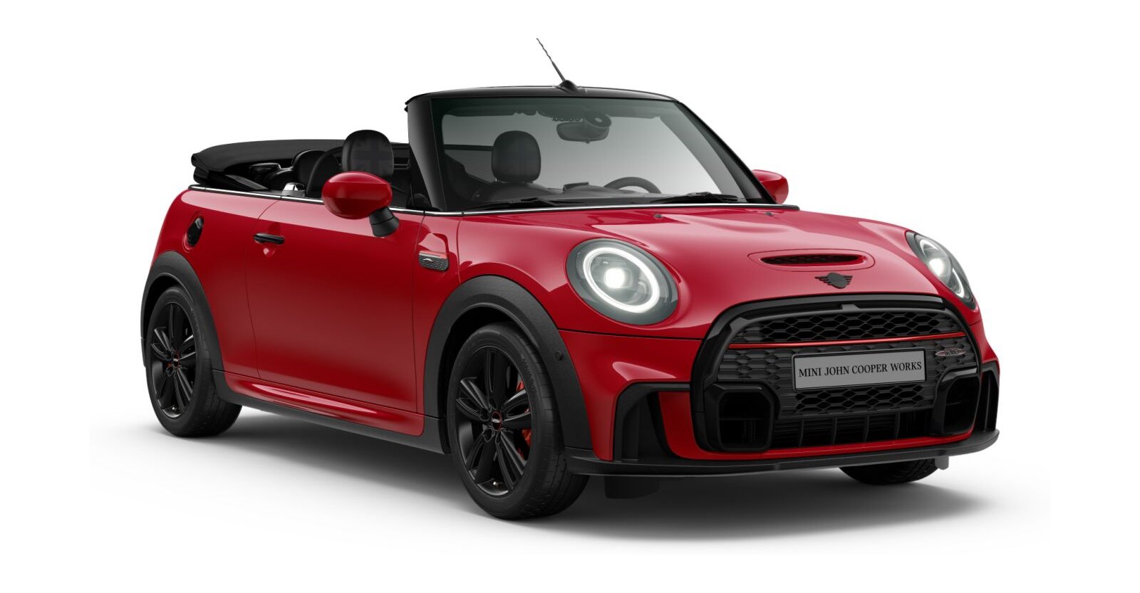MINI MINI Cabrio in Rot von vorne MINI MINI Cabrio in Rot von vorne