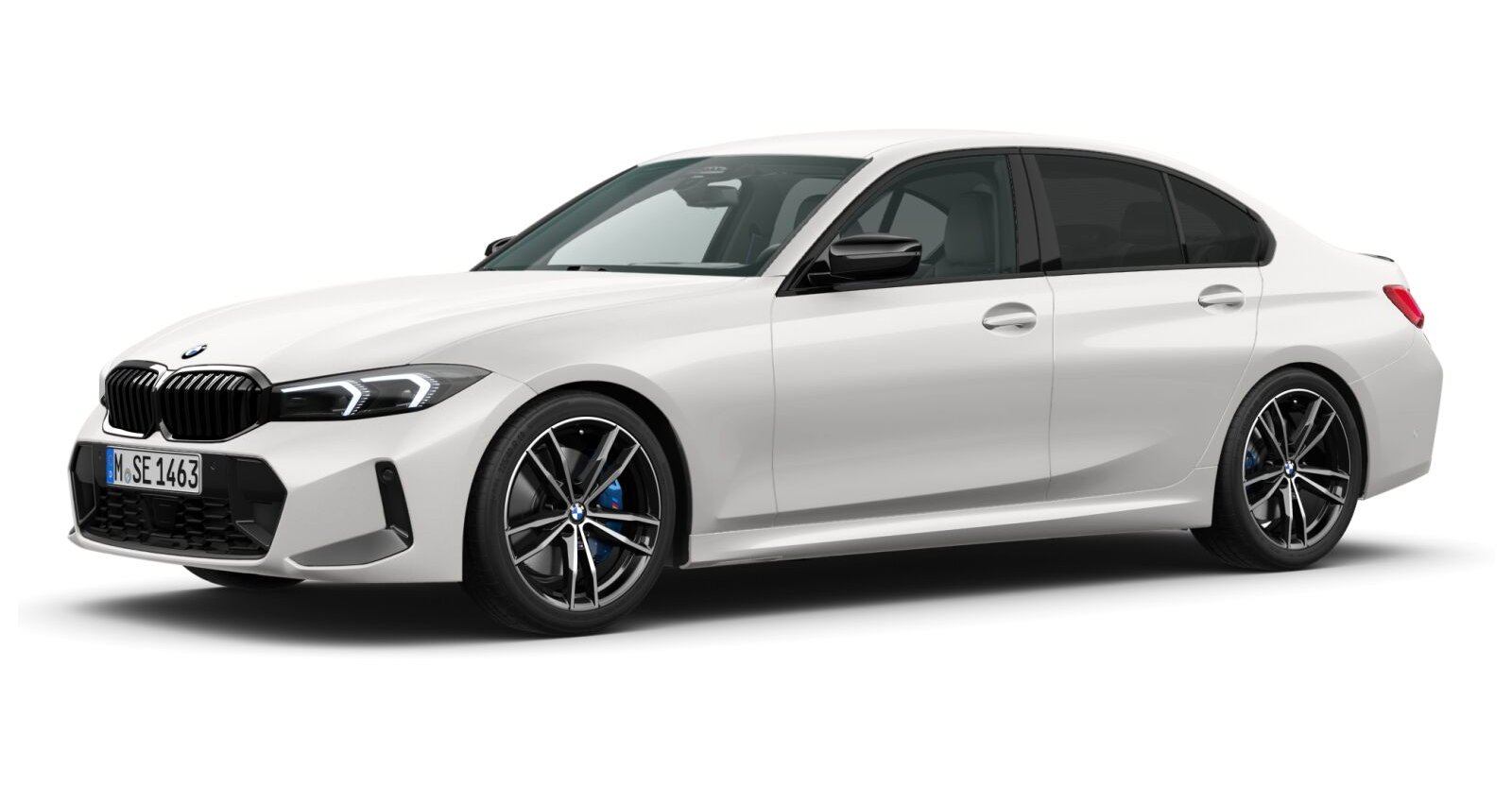 BMW BMW 3er in Weiß von vorne