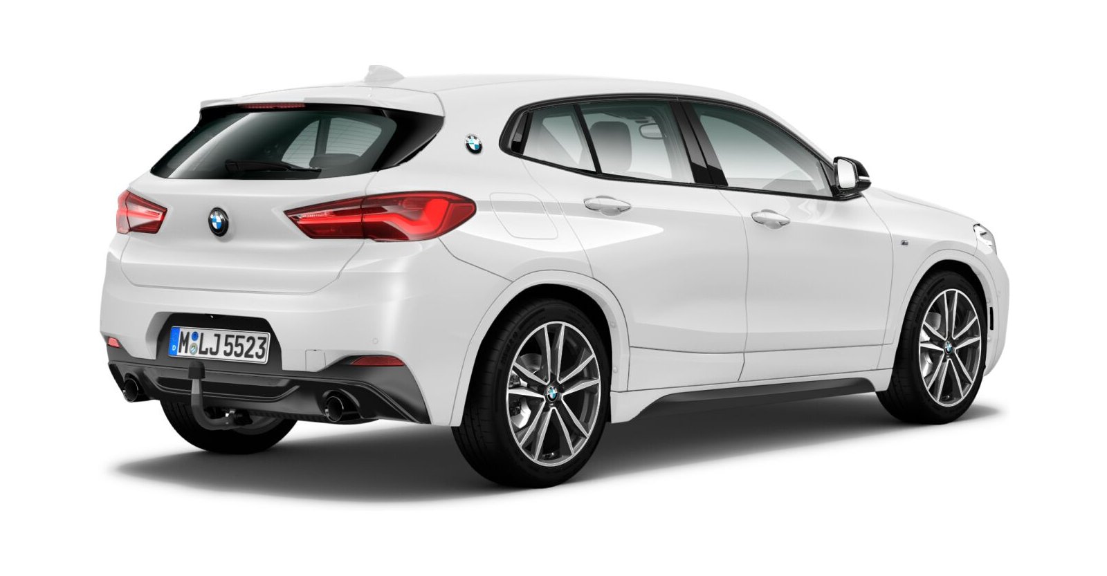 BMW BMW X in Weiß von hinten