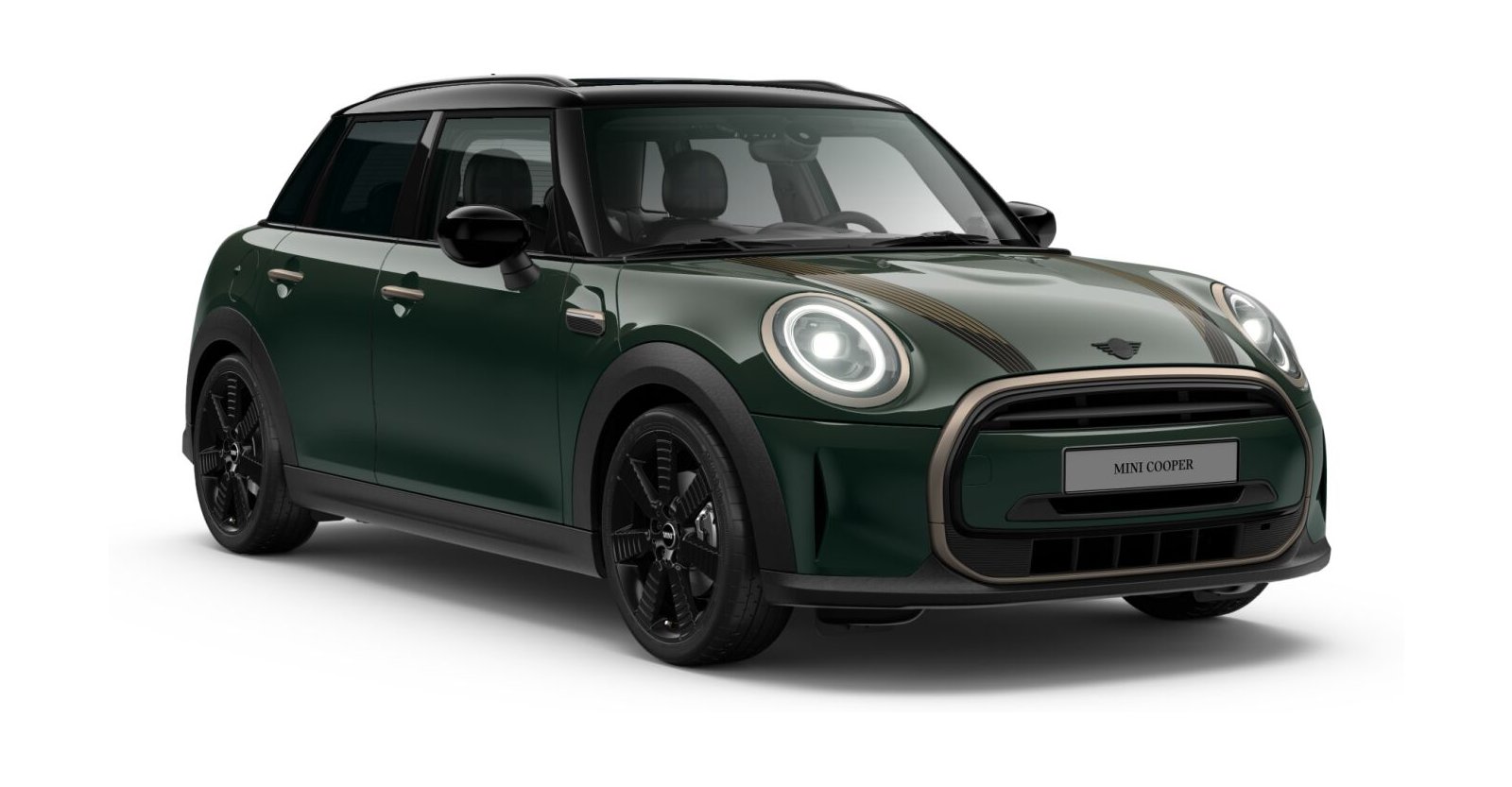 MINI MINI 5-Türer in Grün von vorne