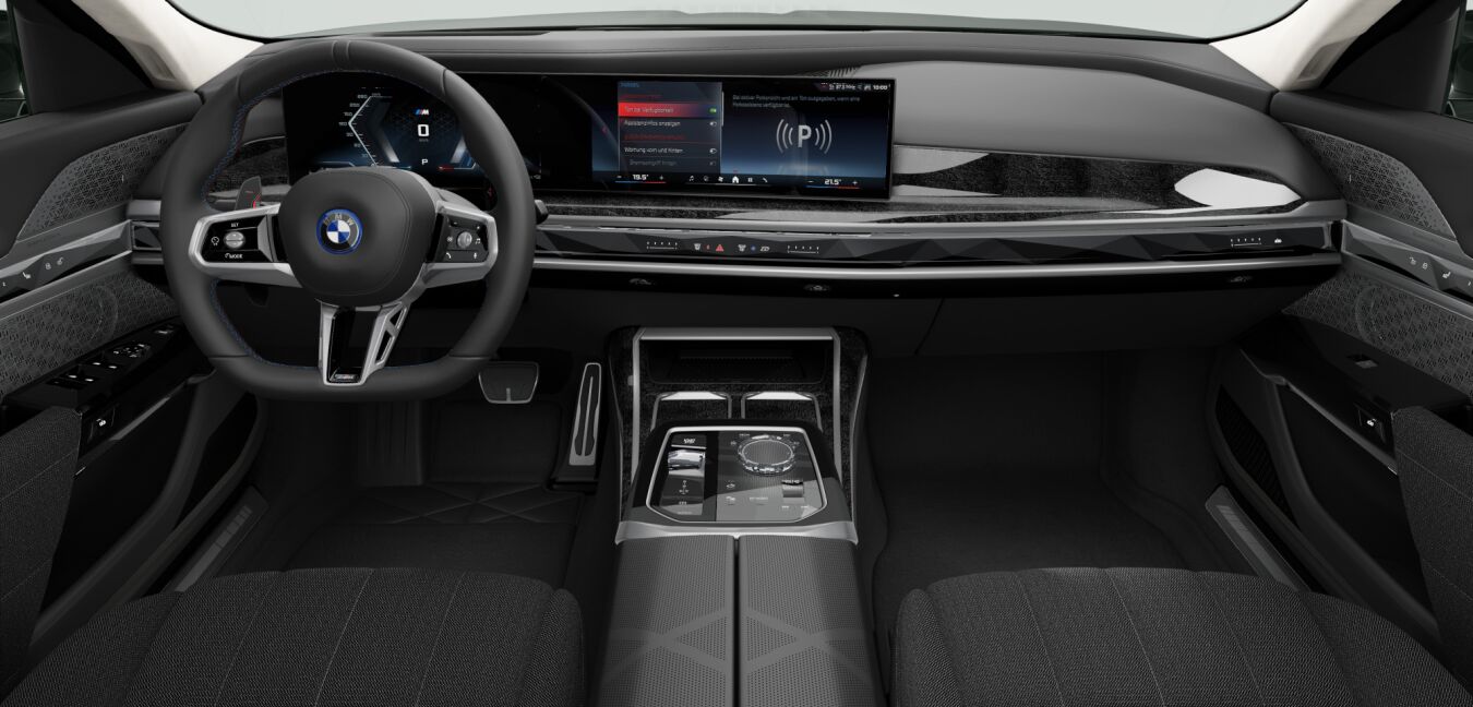 BMW BMW 7er im Innenraum von vorne
