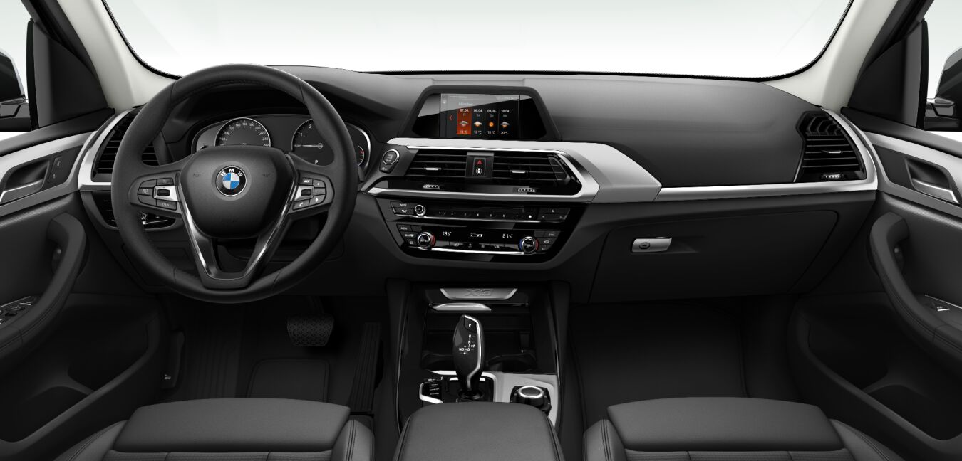 BMW BMW X im Innenraum von vorne