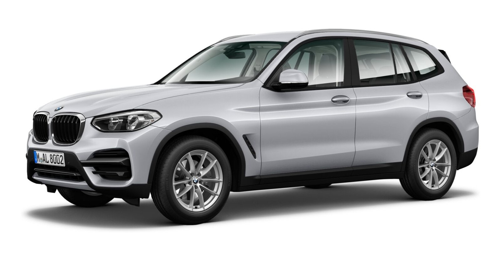 BMW BMW X in Silber von vorne