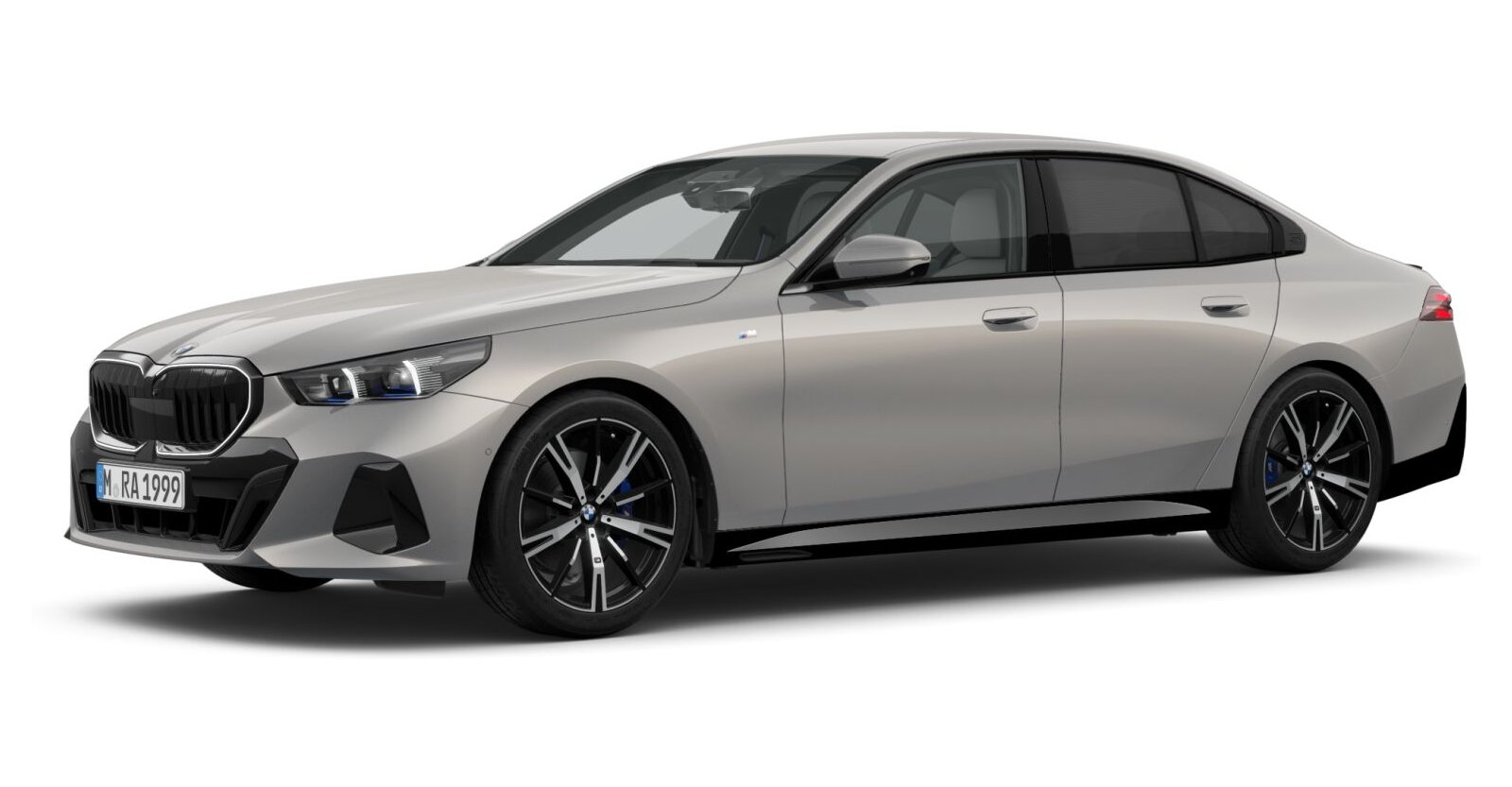 BMW BMW 5er in Grau von vorne