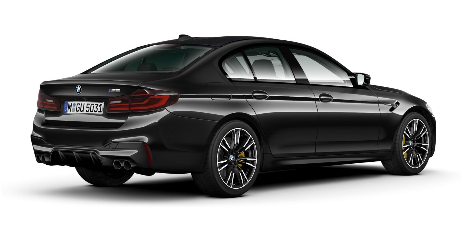 BMW BMW M in Schwarz von hinten BMW BMW M in Schwarz von hinten