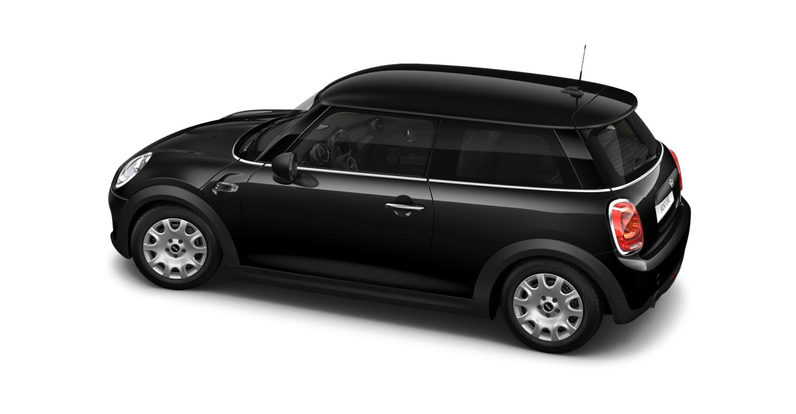 MINI MINI 3-Türer in Schwarz von hinten