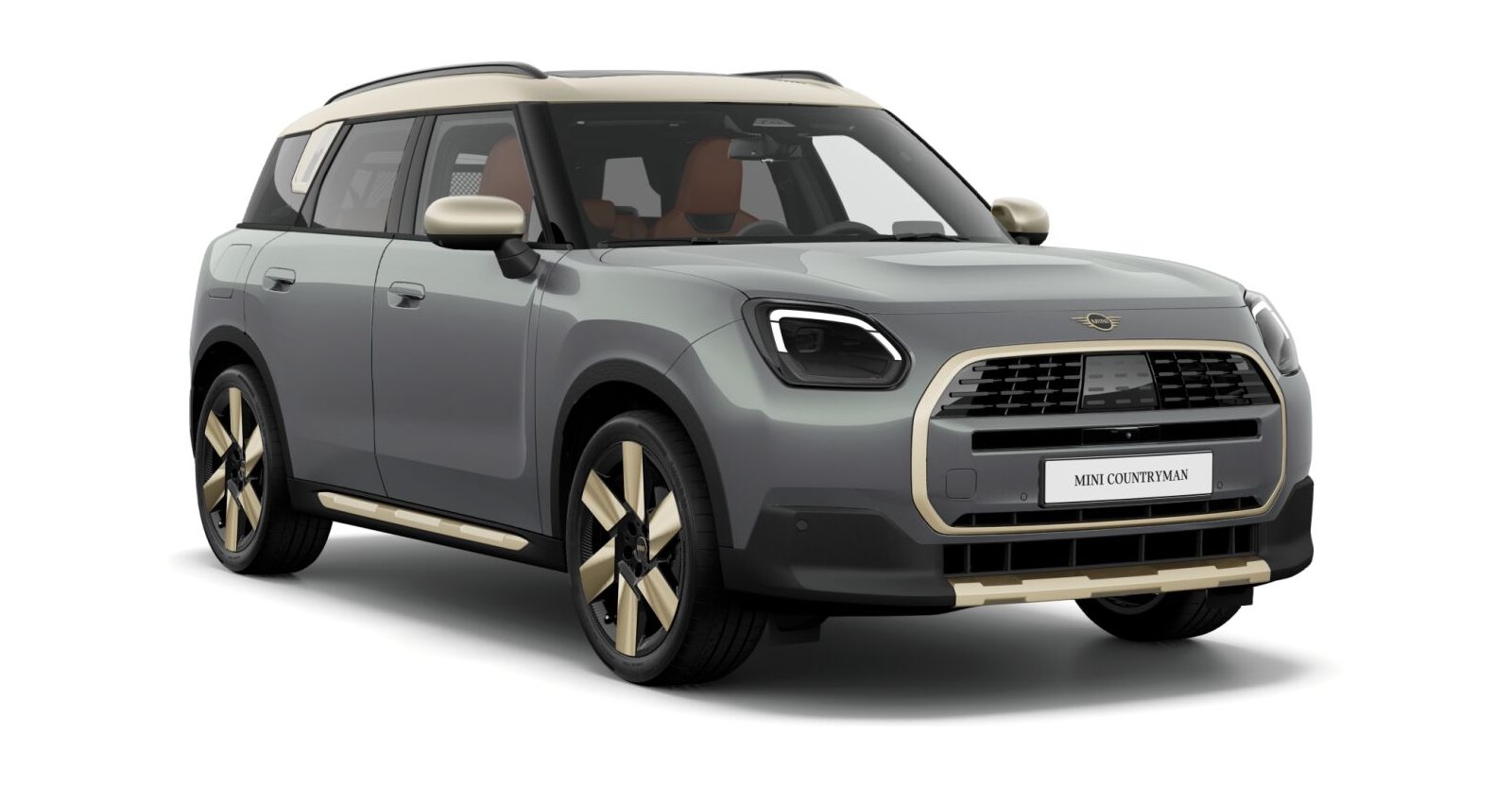 MINI MINI Countryman in Grün von vorne MINI MINI Countryman in Grün von vorne