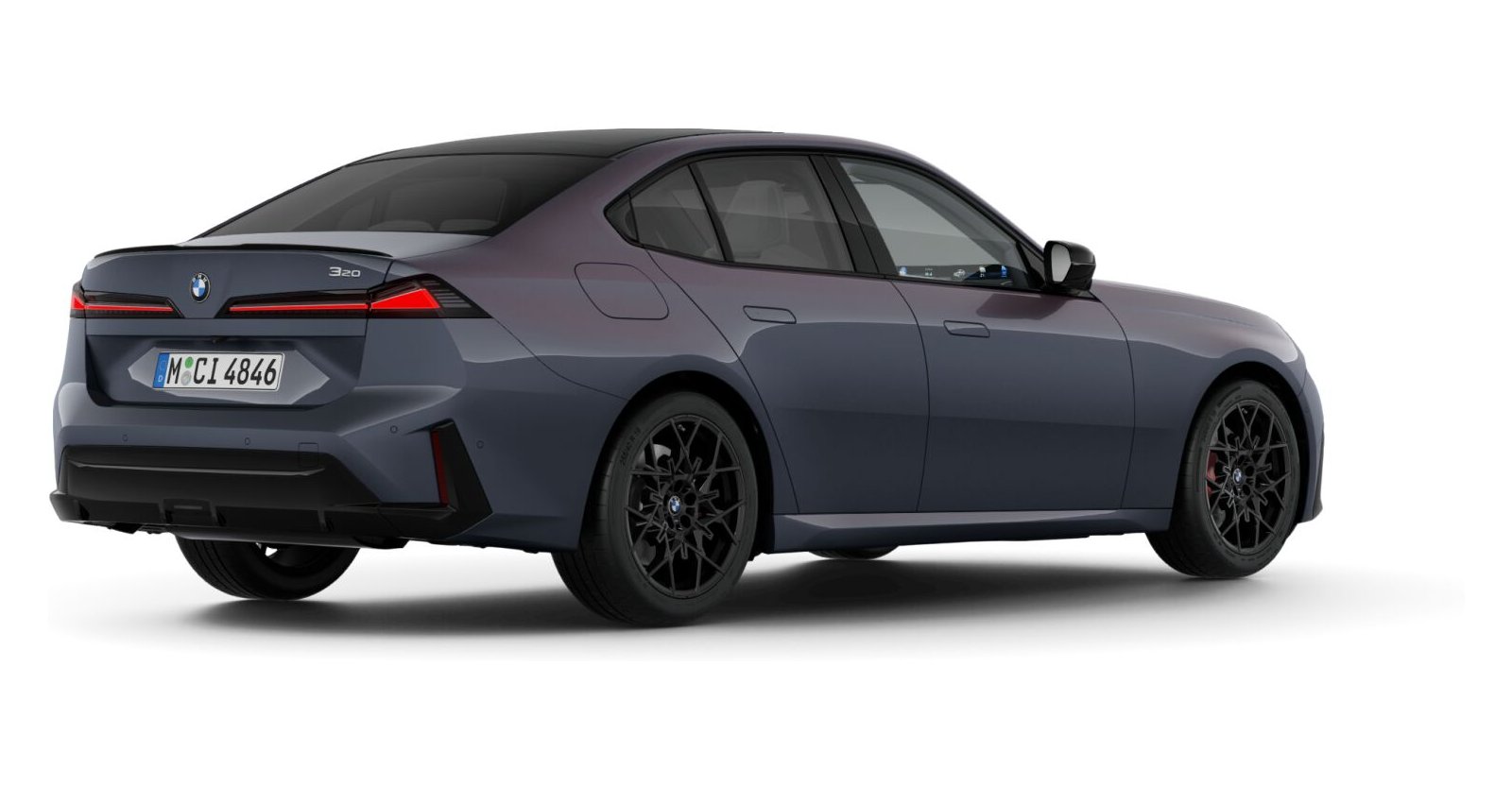 BMW BMW 3er in Grau von hinten