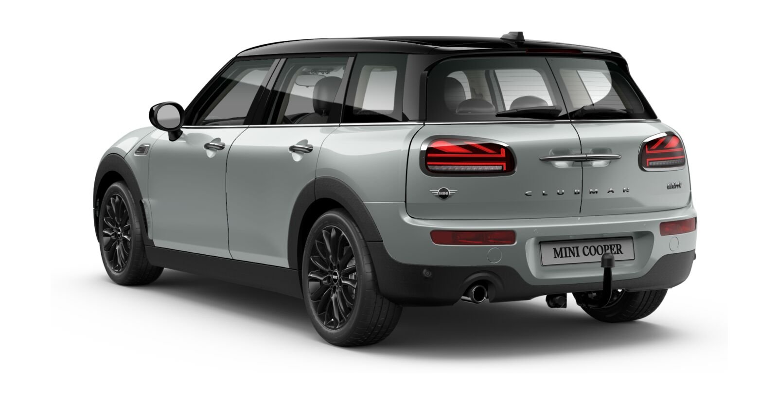 MINI MINI Clubman in Silber von hinten