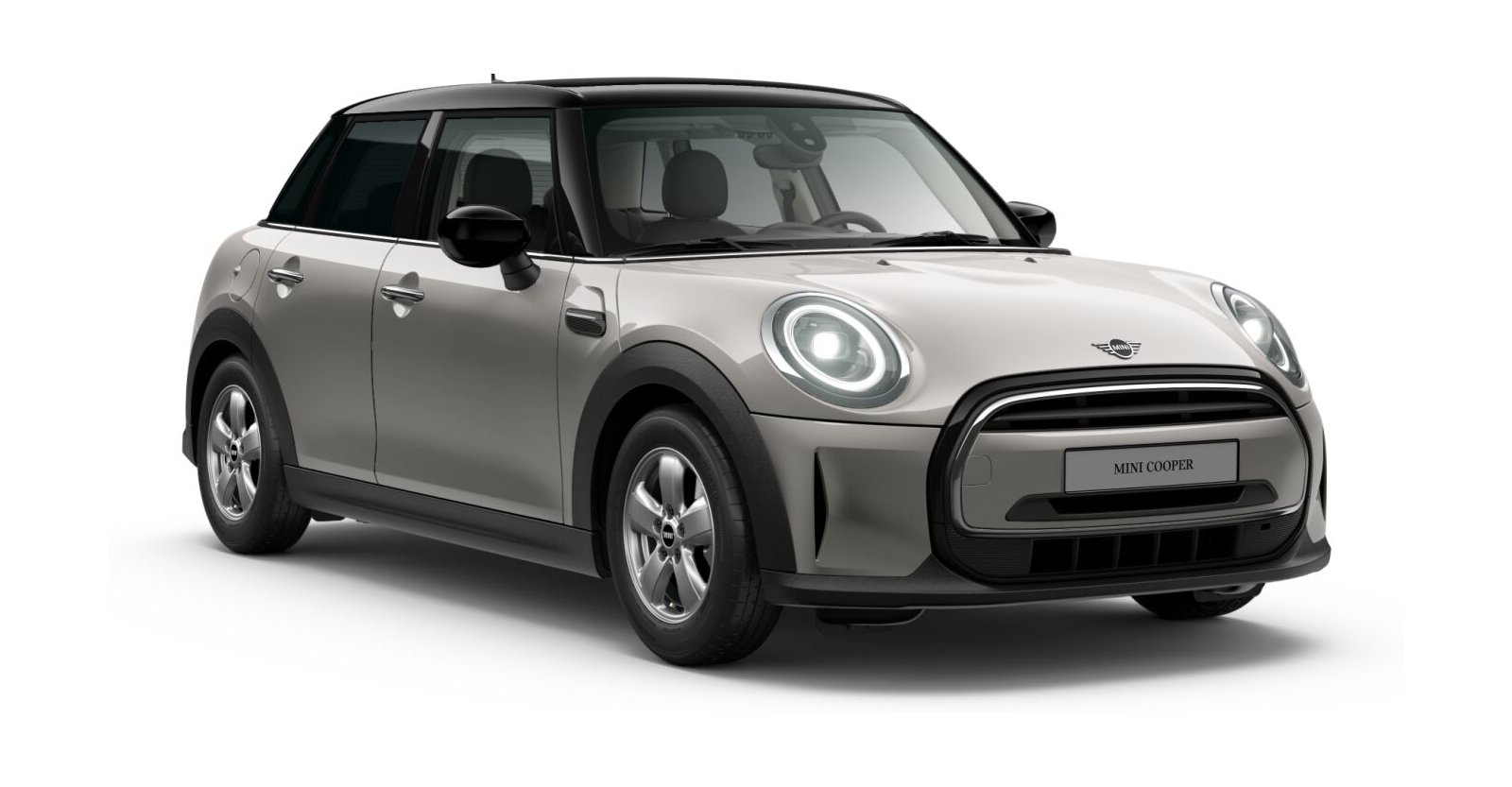MINI MINI 5-Türer in Silber von vorne