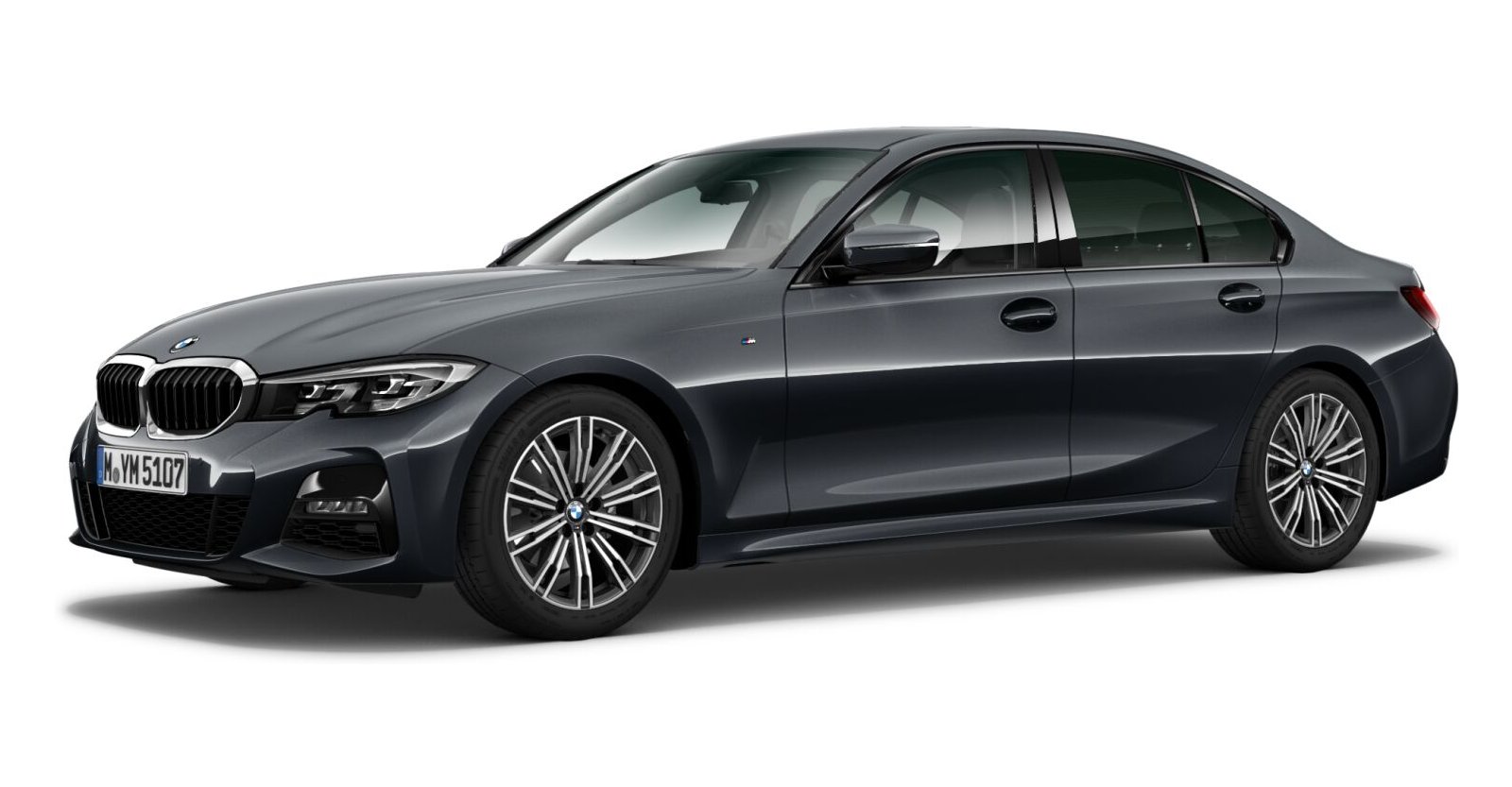 BMW BMW 3er in Grau von vorne BMW BMW 3er in Grau von vorne