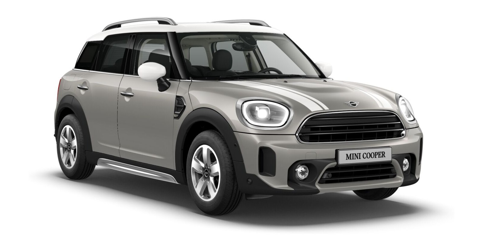 MINI Cooper Countryman in Silber von vorne