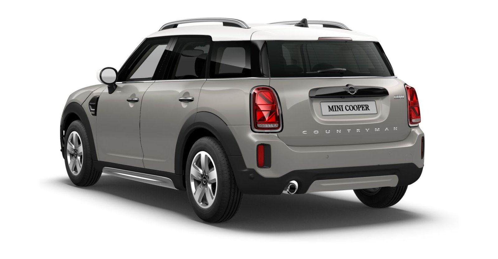 MINI MINI Countryman in Silber von hinten