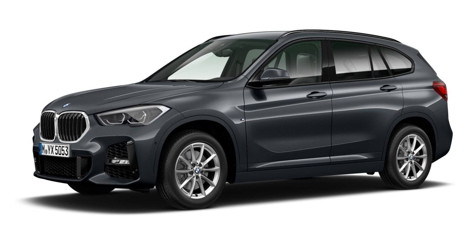 BMW X1 xDrive20i in Grau von vorne