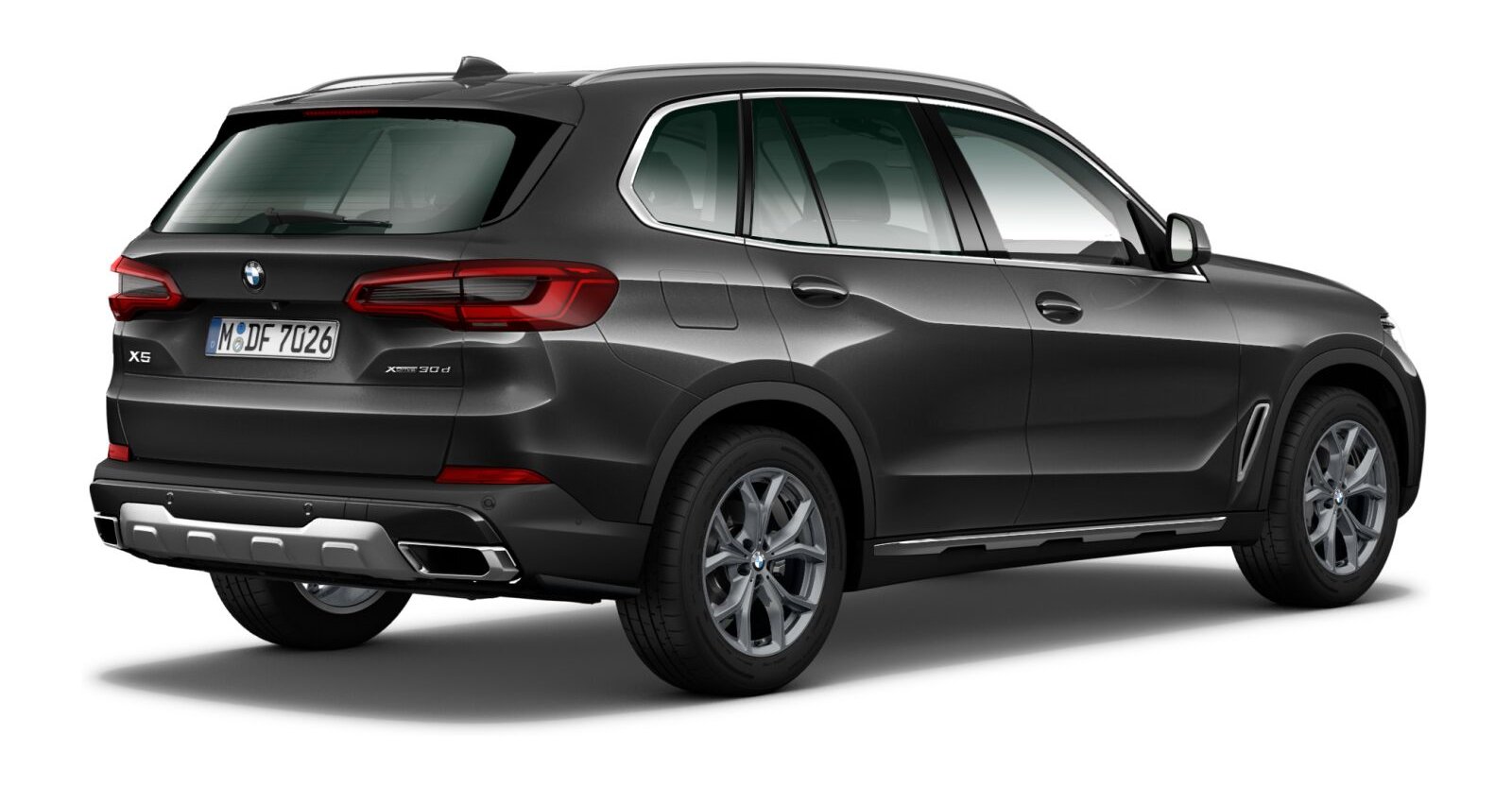 BMW BMW X in Grau von hinten BMW BMW X in Grau von hinten