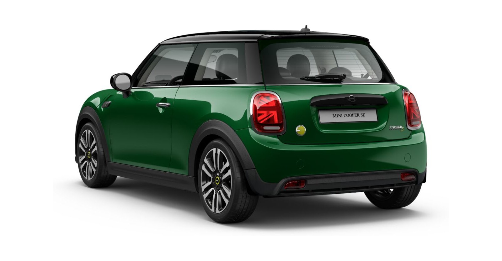 MINI MINI 3-Türer in Grün von hinten MINI MINI 3-Türer in Grün von hinten