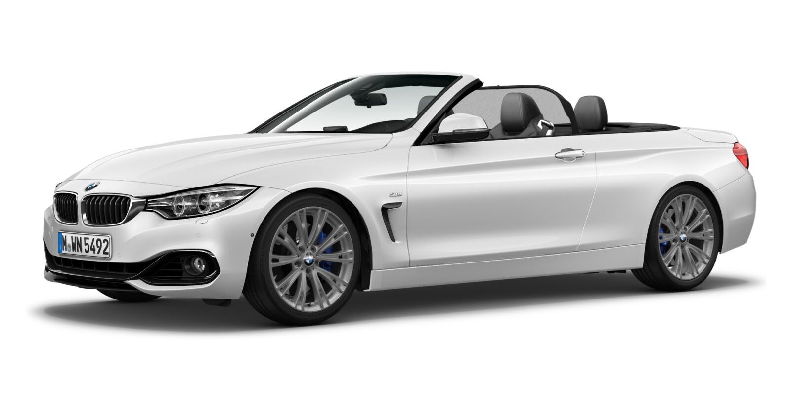 BMW BMW 4er in Weiß von vorne BMW BMW 4er in Weiß von vorne