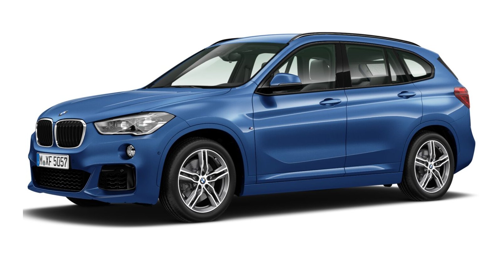 BMW BMW X in Blau von vorne BMW BMW X in Blau von vorne