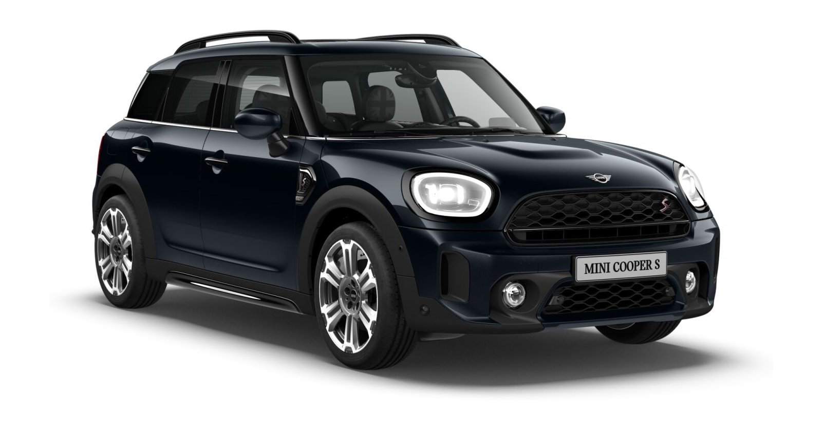 MINI MINI Countryman in Schwarz von vorne