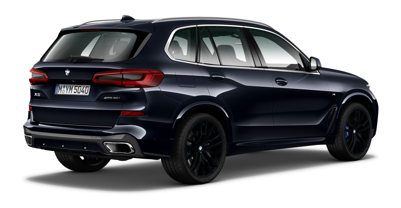 BMW BMW X in Schwarz von hinten BMW BMW X in Schwarz von hinten