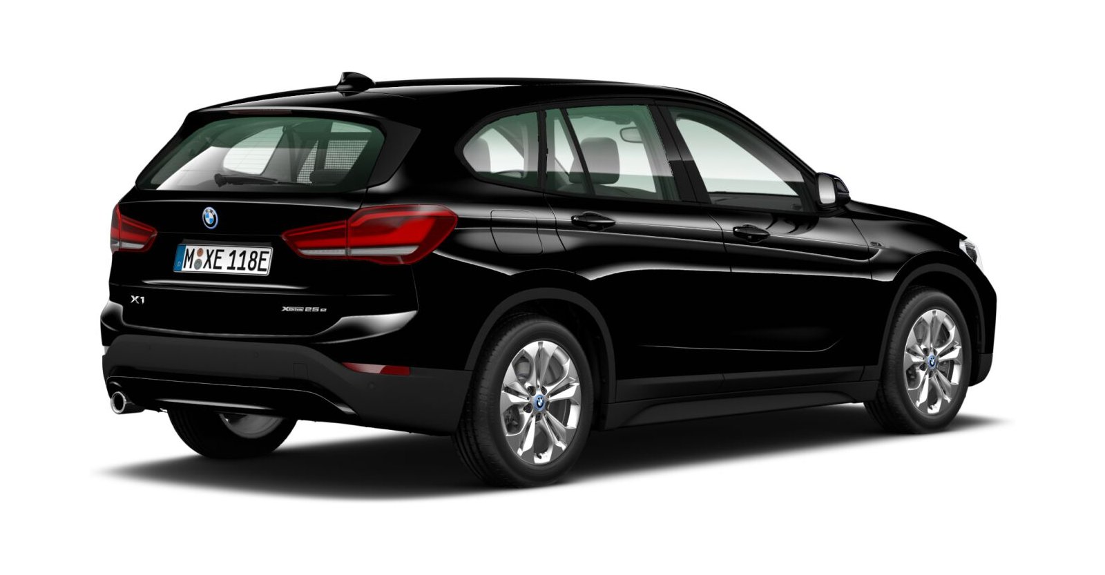 BMW BMW X in Schwarz von hinten BMW BMW X in Schwarz von hinten