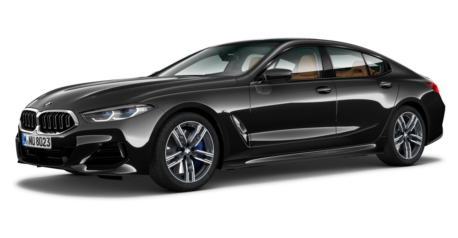 BMW BMW 8er in Schwarz von vorne BMW BMW 8er in Schwarz von vorne