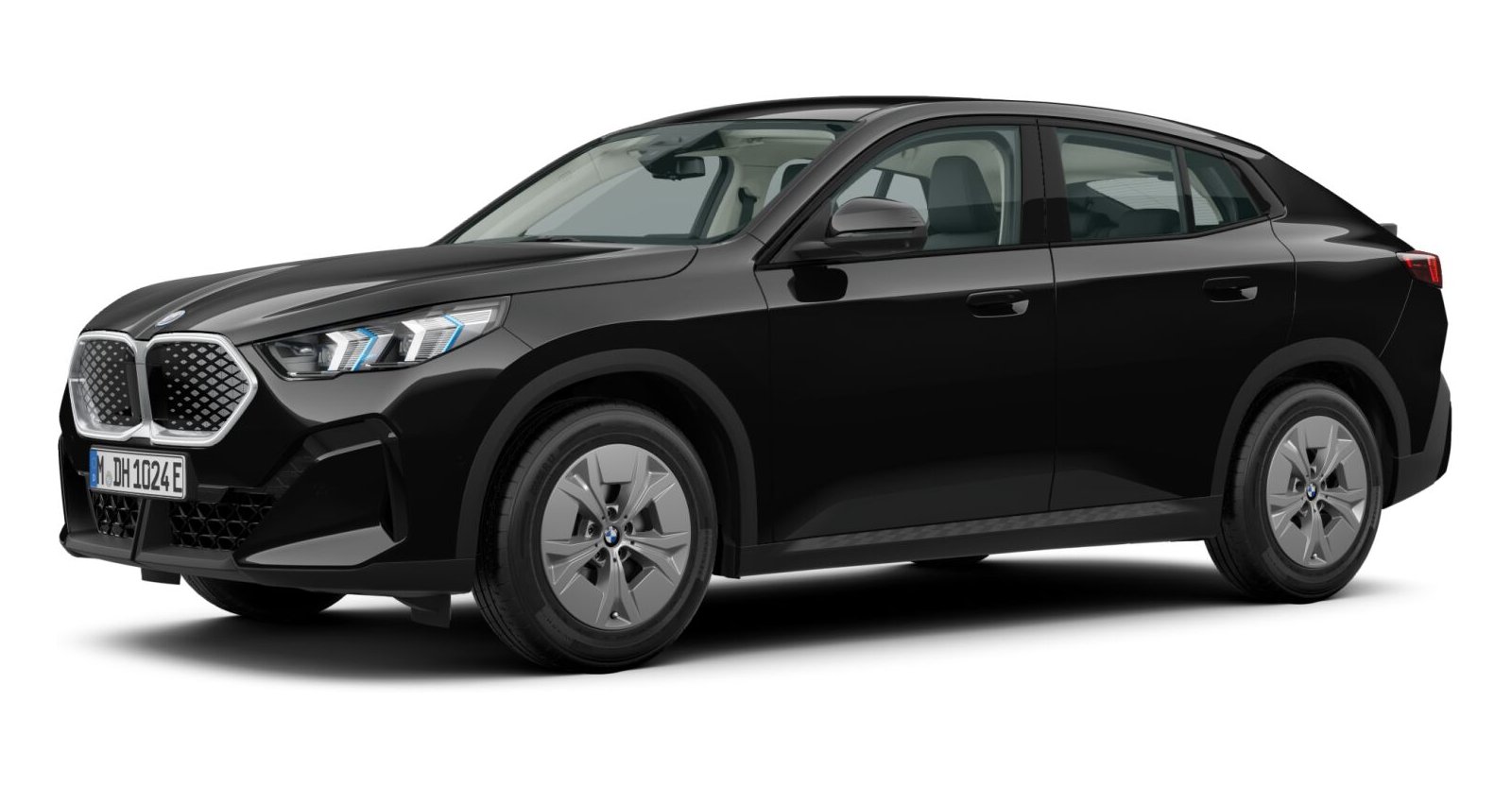 BMW BMW I in Schwarz von vorne