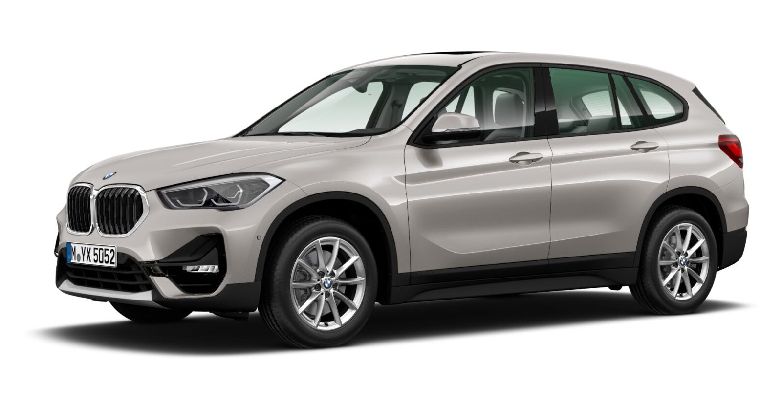 BMW BMW X in Silber von vorne