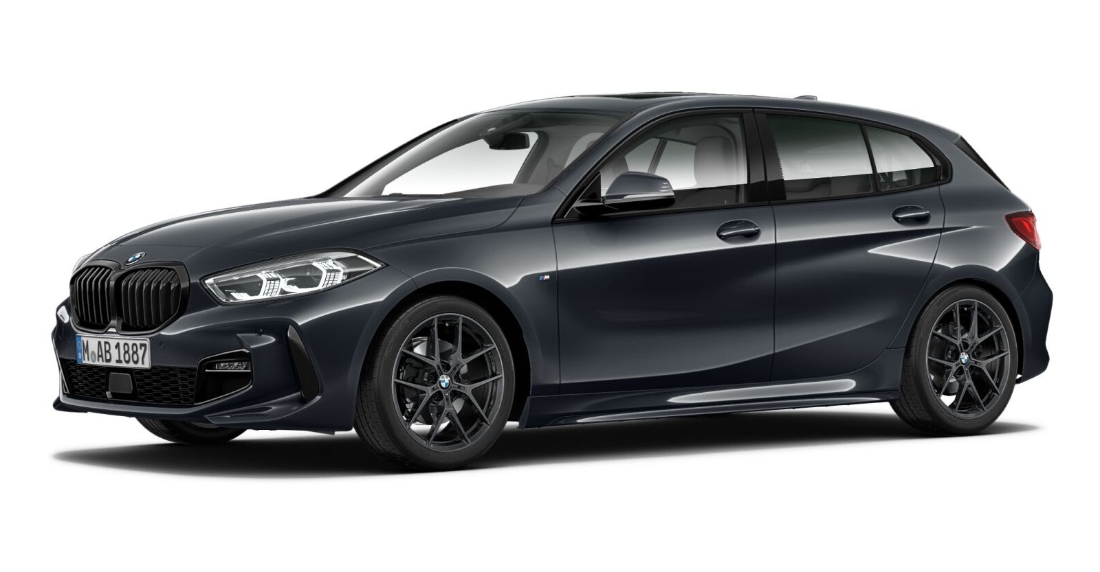 BMW BMW 1er in Grau von vorne BMW BMW 1er in Grau von vorne