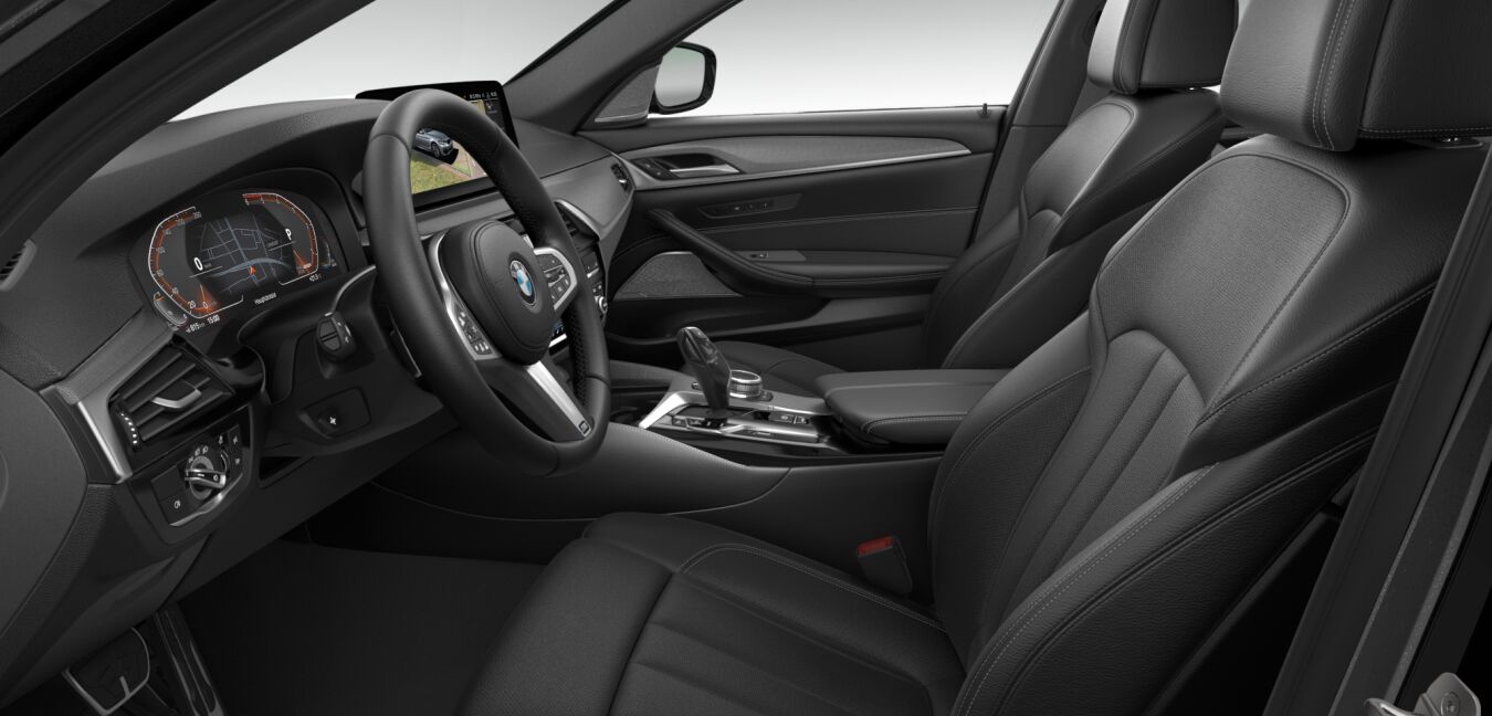 BMW BMW 5er im Innenraum seitlich