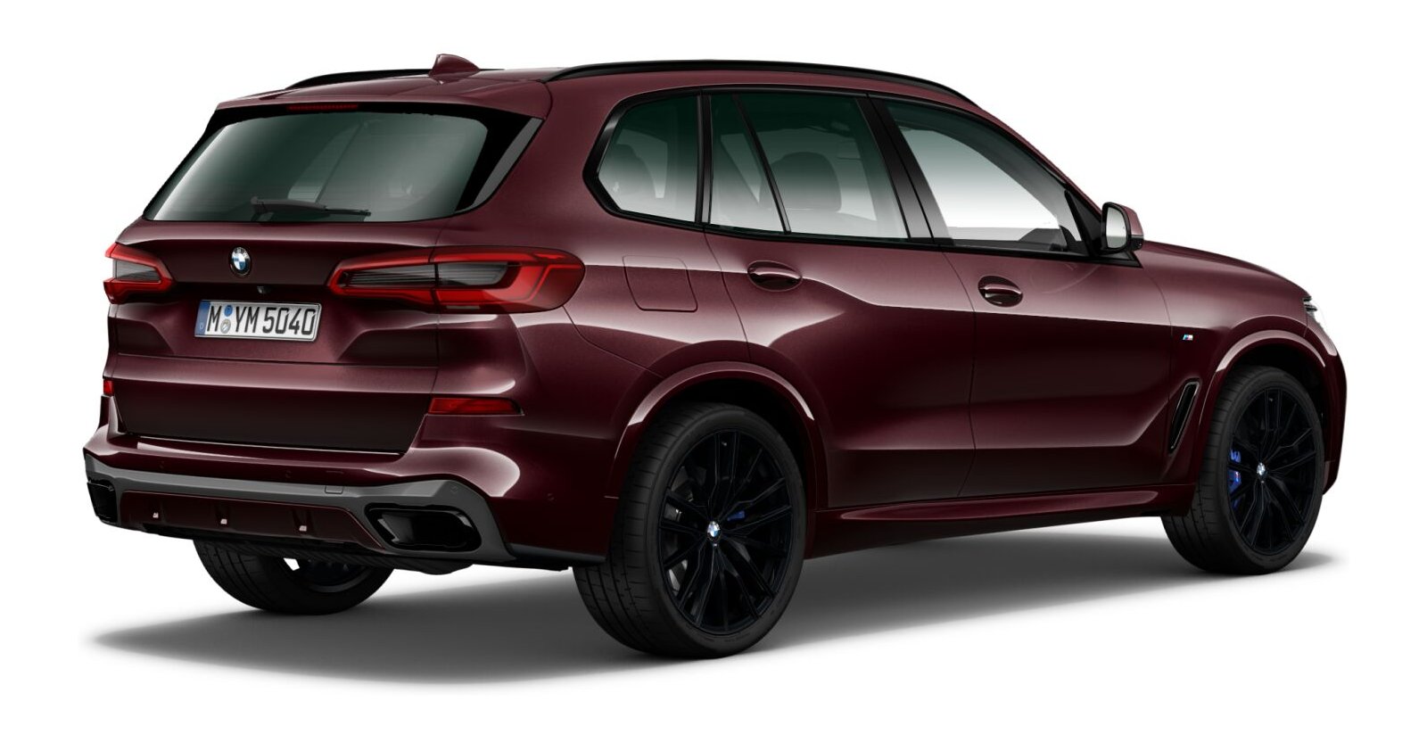 BMW BMW X in Rot von hinten BMW BMW X in Rot von hinten