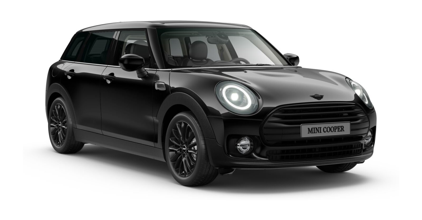 MINI MINI Clubman in Schwarz von vorne