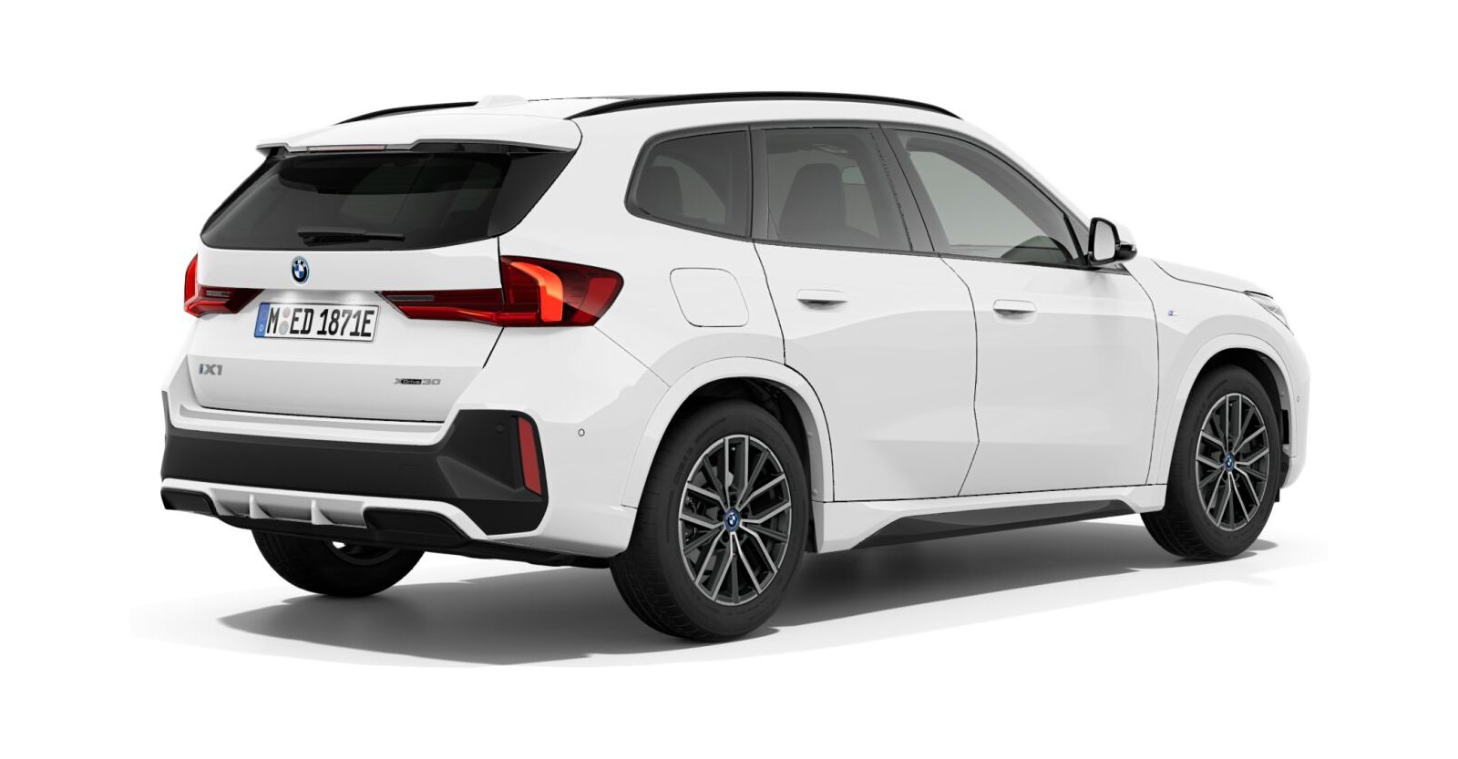 BMW BMW I in Weiß von hinten