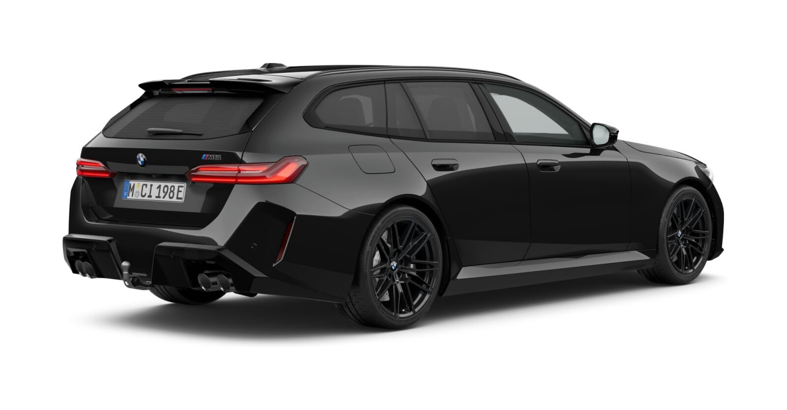 BMW BMW M in Schwarz von hinten BMW BMW M in Schwarz von hinten