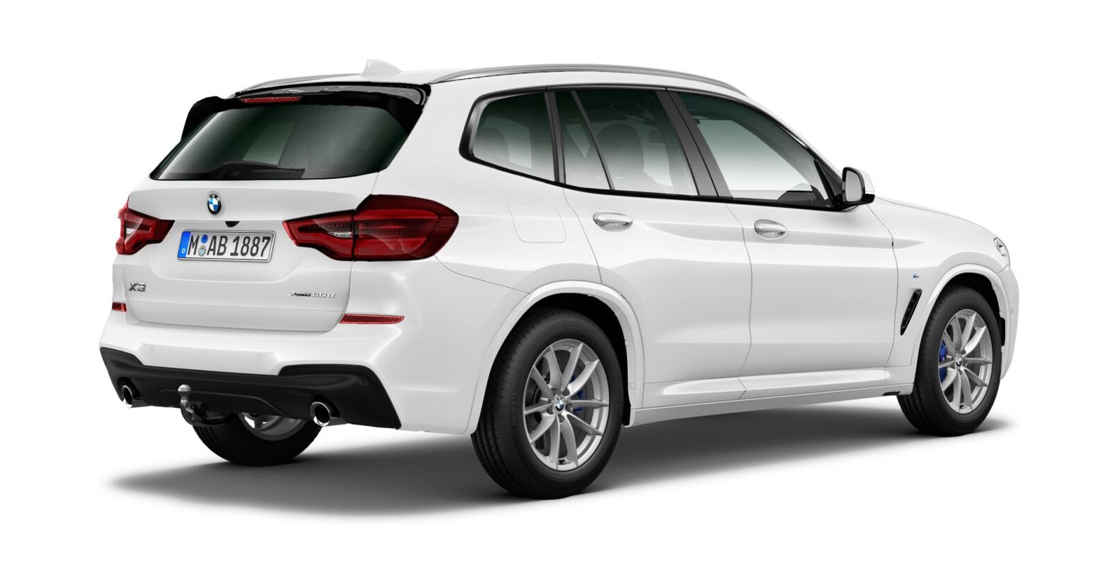 BMW BMW X in Weiß von hinten