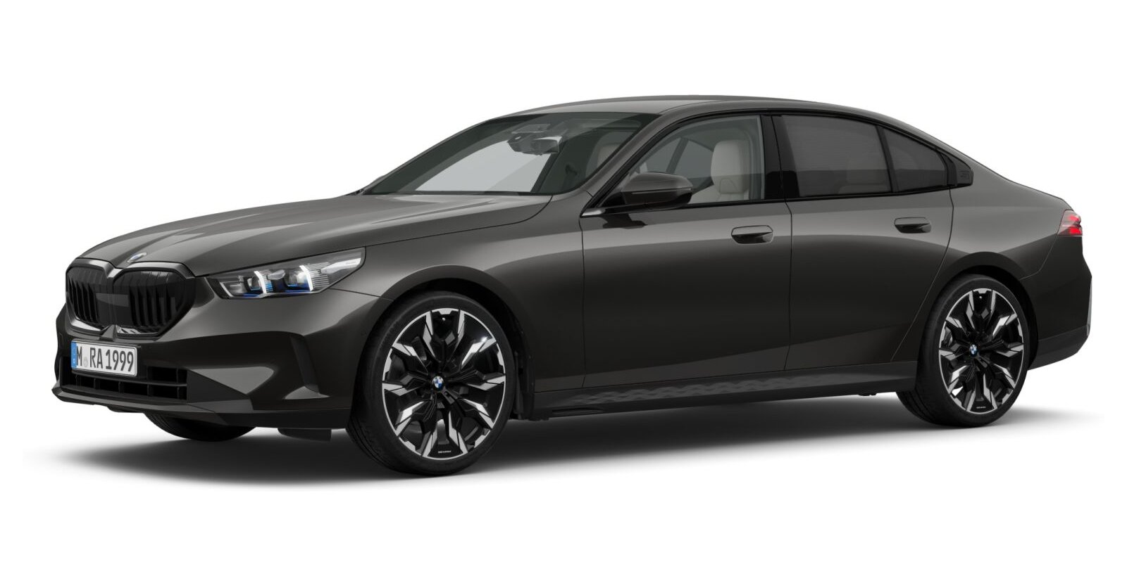 BMW BMW 5er in Grau von vorne