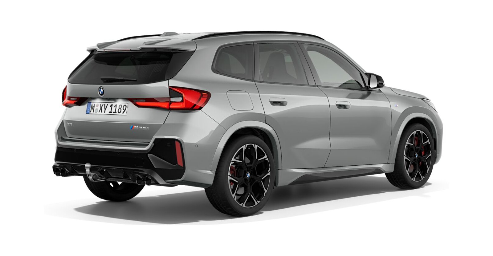 BMW BMW X in Grau von hinten