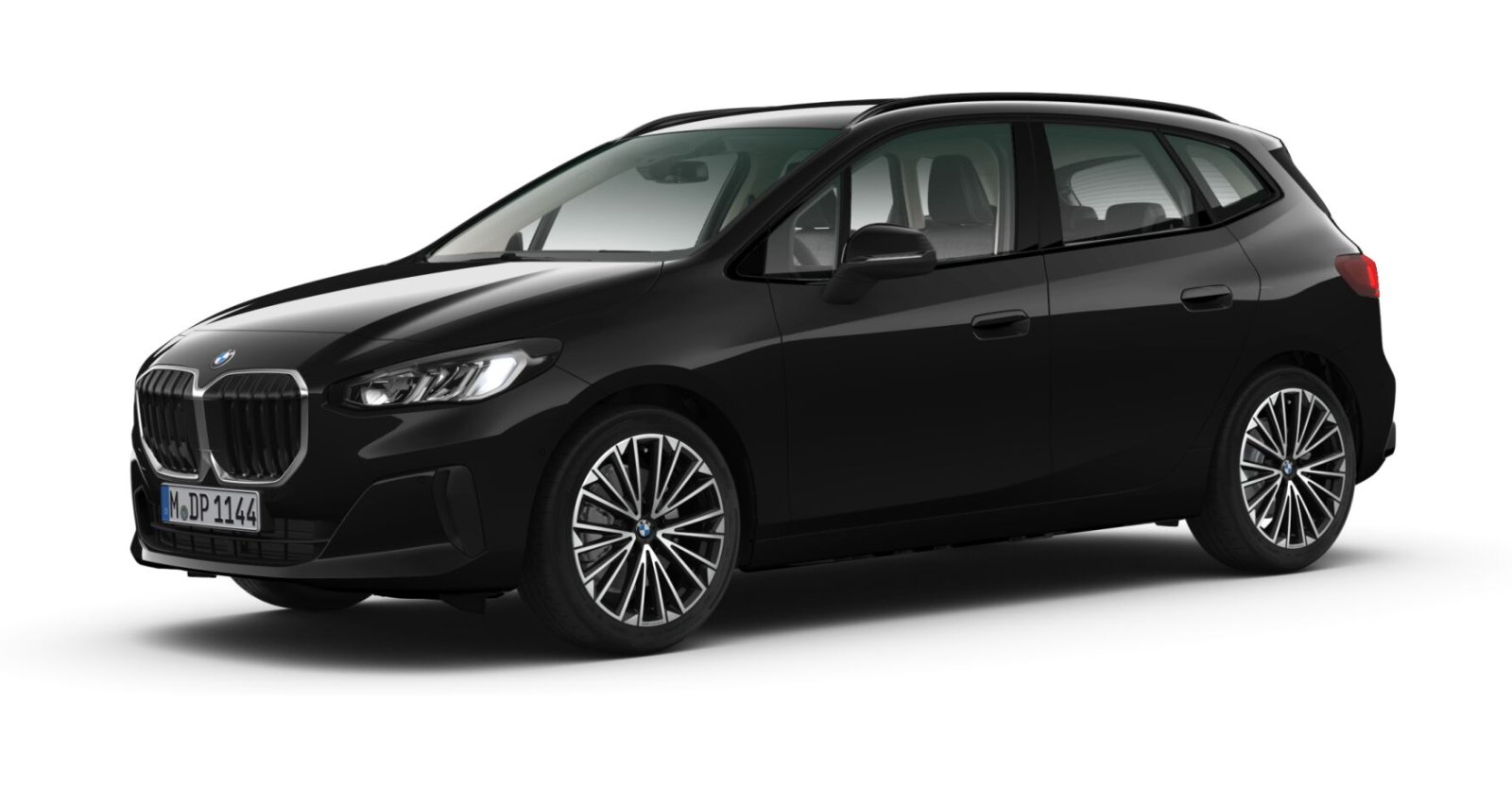 BMW BMW 2er in Schwarz von vorne BMW BMW 2er in Schwarz von vorne