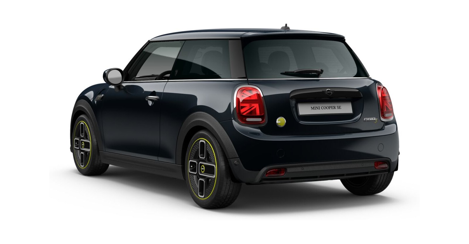 MINI MINI 3-Türer in Schwarz von hinten
