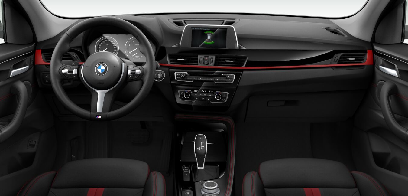 BMW BMW X im Innenraum von vorne