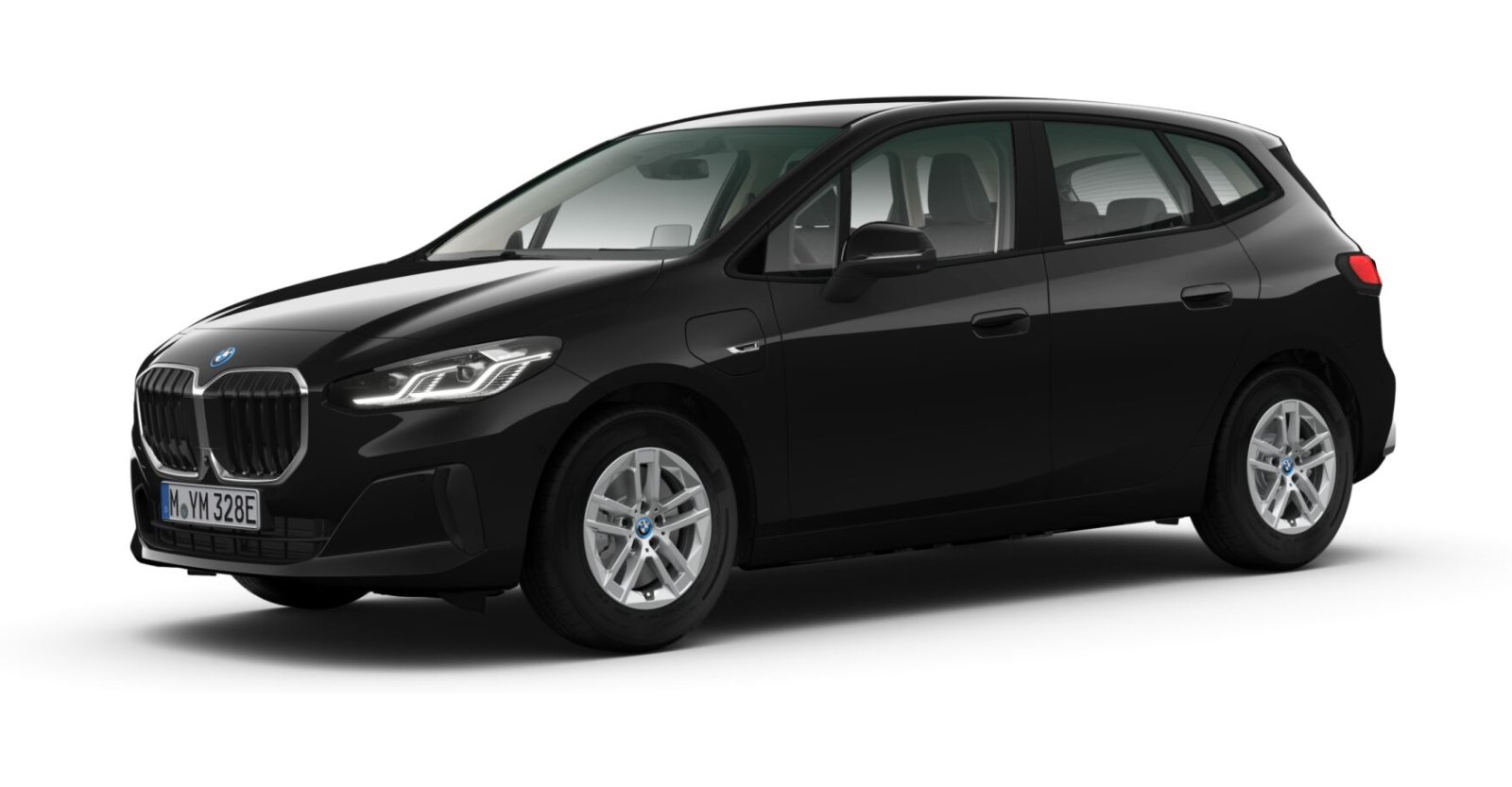 BMW BMW 2er in Schwarz von vorne