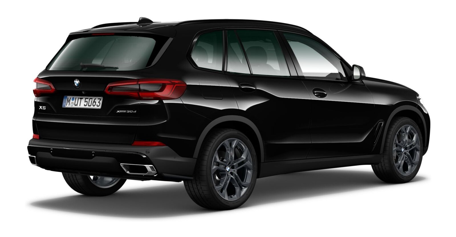 BMW BMW X in Schwarz von hinten BMW BMW X in Schwarz von hinten