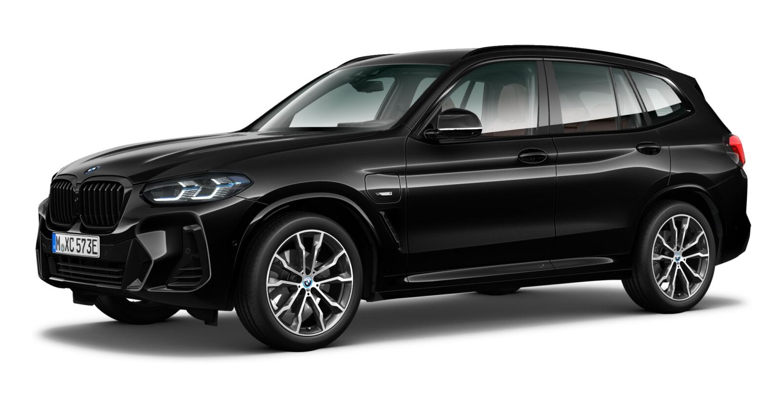 BMW BMW X in Schwarz von vorne