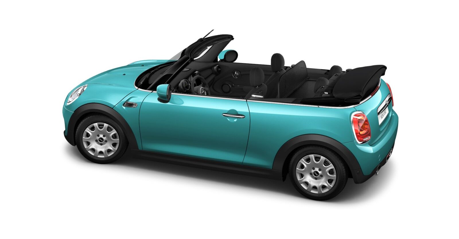 MINI MINI Cabrio in Grün von hinten MINI MINI Cabrio in Grün von hinten