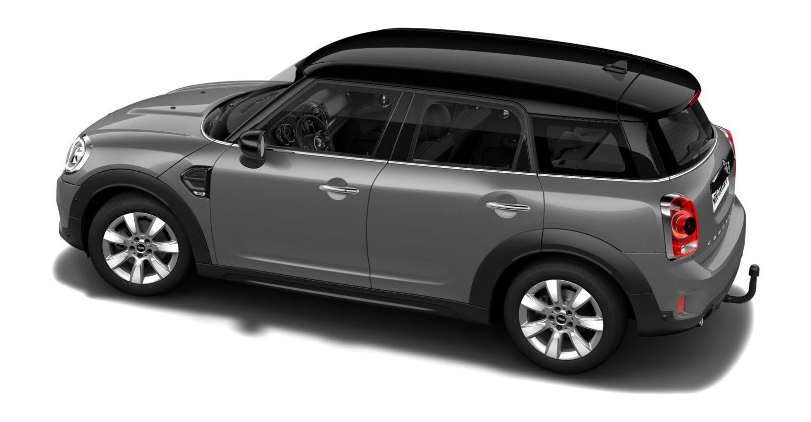 MINI MINI Countryman in Grau von hinten