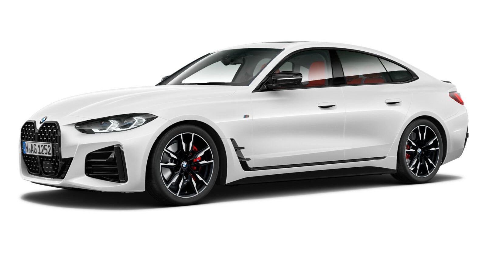 BMW BMW 4er in Weiß von vorne BMW BMW 4er in Weiß von vorne
