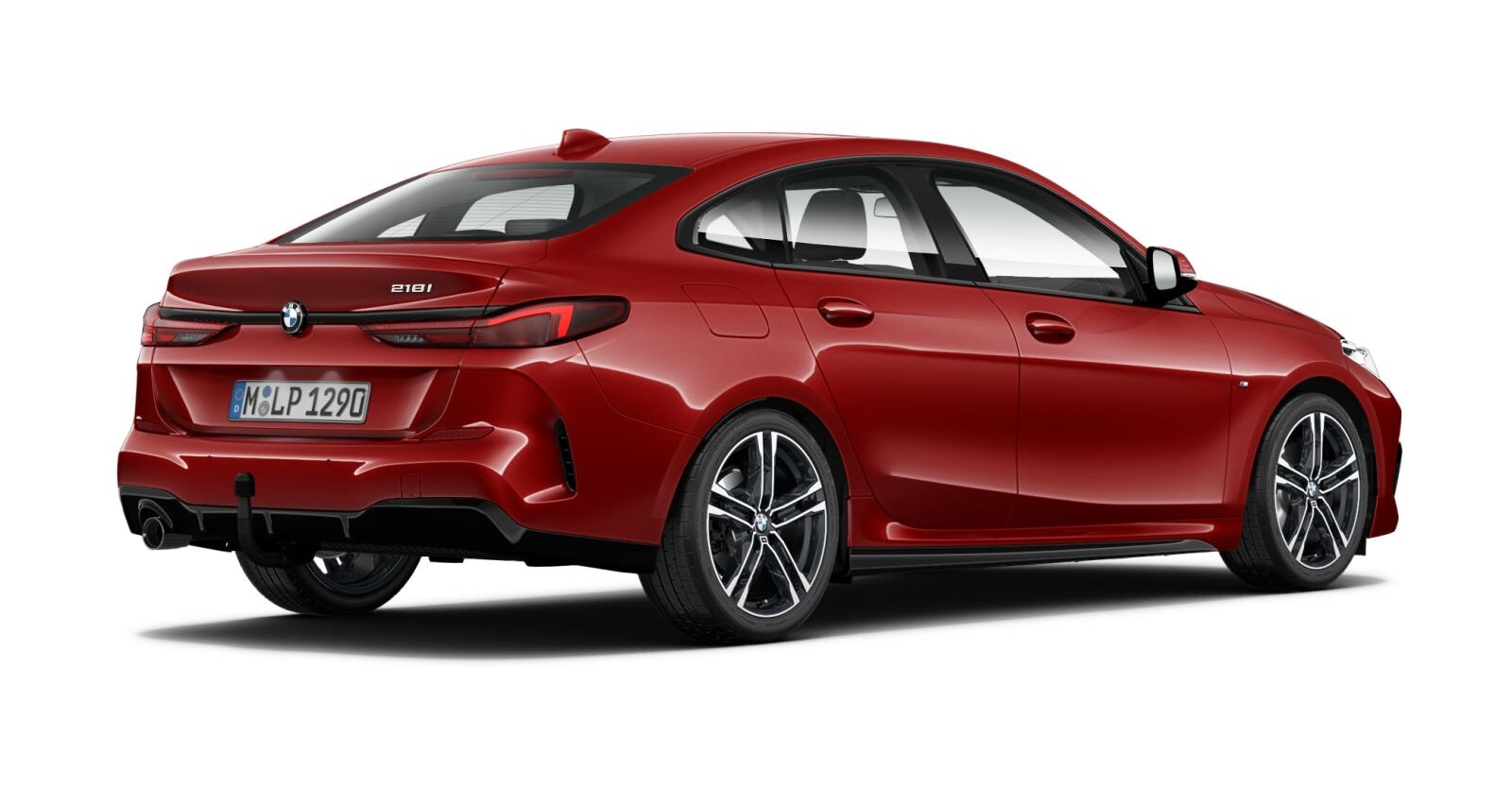 BMW BMW 2er in Rot von hinten