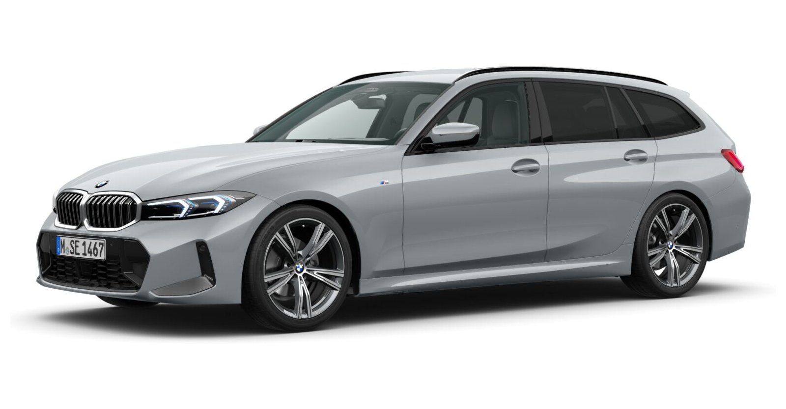 BMW BMW 3er in Grau von vorne